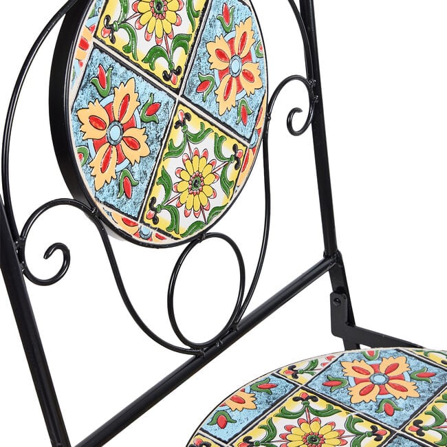 Pedra Mosaic 3 Piece Bistro Set